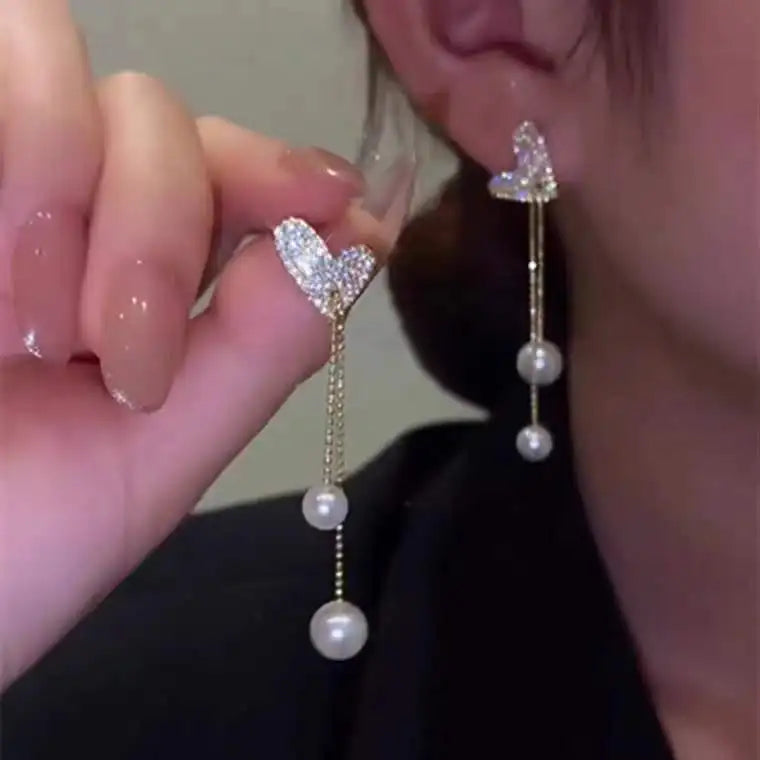 2023 New Fashion Trend Unique Design Elegant Delicate Zircon Tulip Flower Earrings High Jewelry Party Favors for Women