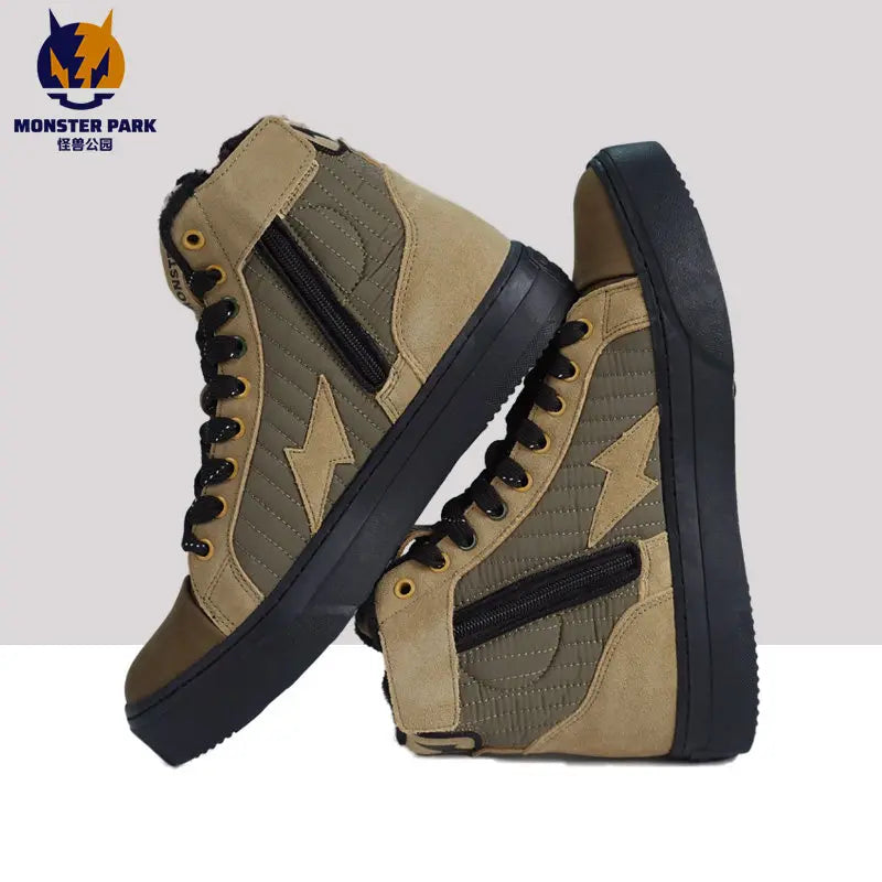 Boots for Motorcyclist Man Motorcycle Shoes Botas Moto Wear-Resistant Men's Motorcycle Shoes  Men's Motorcycle Shoes  Riding boo