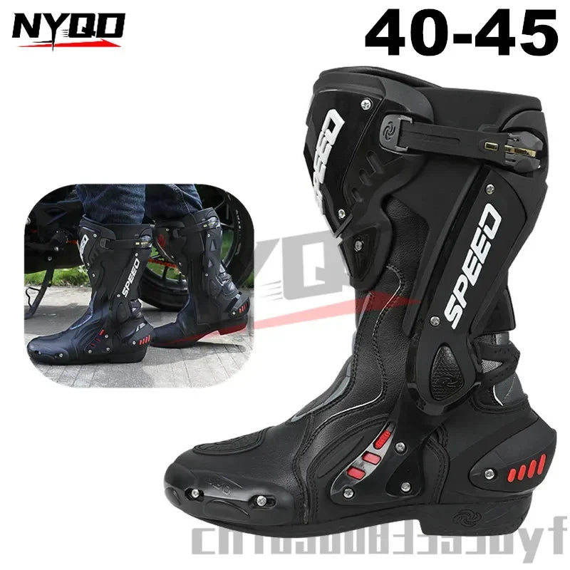 Riding Tribe Motorcycle Boots for Men Motocross Racing Boots Motorbike Shoes To Protect Motorcyclists Botas Moto
